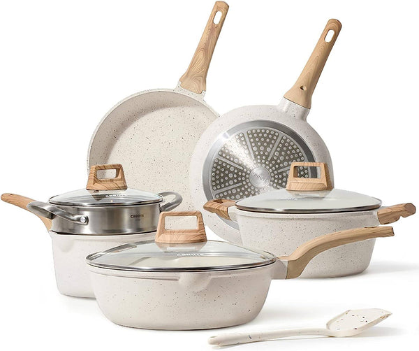 Carote 10 - Piece Granite Cookware Set A02114-SA